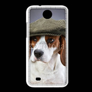 Coque HTC Desire 300 Beagle avec casquette