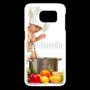 Coque Samsung Galaxy S6 edge Bébé chef cuisinier