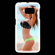Coque Samsung Galaxy S6 Belle femme à la plage 10