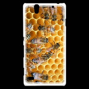 Coque Sony Xperia C4 Abeilles dans une ruche
