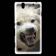 Coque Sony Xperia C4 Attention au loup