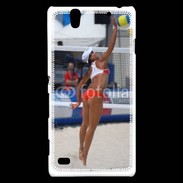 Coque Sony Xperia C4 Beach Volley féminin 50