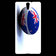 Coque Sony Xperia C5 Ballon de rugby Nouvelle Zélande