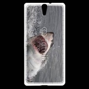 Coque Sony Xperia C5 Attaque de requin blanc
