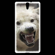 Coque Sony Xperia C5 Attention au loup
