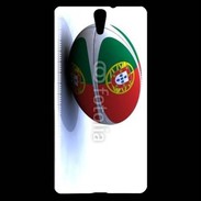 Coque Sony Xperia C5 Ballon de rugby Portugal