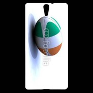 Coque Sony Xperia C5 Ballon de rugby irlande