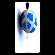 Coque Sony Xperia C5 Ballon de rugby Ecosse