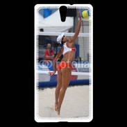 Coque Sony Xperia C5 Beach Volley féminin 50