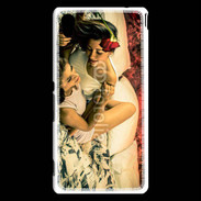Coque Sony Xperia M4 Aqua Couple lesbiennes romantiques