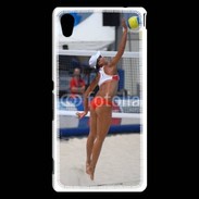Coque Sony Xperia M4 Aqua Beach Volley féminin 50
