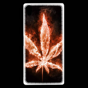 Coque Sony Xperia Z5 Premium Cannabis en feu
