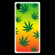Coque Sony Xperia Z5 Premium Fond Rasta Cannabis