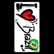 Coque Sony Xperia Z5 Premium I love Brésil 2