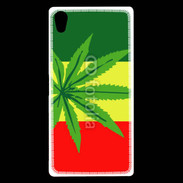 Coque Sony Xperia Z5 Premium Drapeau reggae cannabis