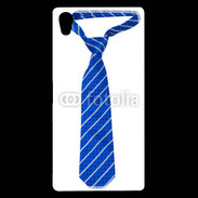 Coque Sony Xperia Z5 Premium Cravate bleue