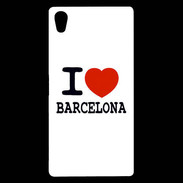 Coque Sony Xperia Z5 Premium I love Barcelona