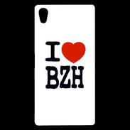 Coque Sony Xperia Z5 Premium I love BZH