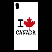 Coque Sony Xperia Z5 Premium I love Canada 2