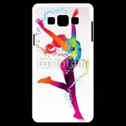 Coque Samsung A7 Danseuse en couleur