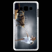 Coque Samsung A7 Danseuse avec tigre