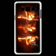Coque Samsung A7 Danseuse feu