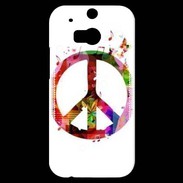 Coque HTC One M8s Symbole de la paix 5