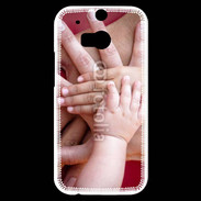 Coque HTC One M8s Famille main dans la main