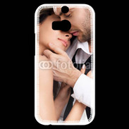 Coque HTC One M8s Couple romantique et glamour