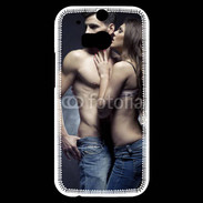 Coque HTC One M8s Couple câlin sexy 3