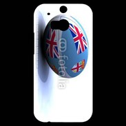 Coque HTC One M8s Ballon de rugby Fidji