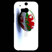 Coque HTC One M8s Ballon de rugby Pays de Galles