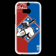 Coque HTC One M8s All Star Baseball USA