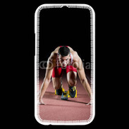 Coque HTC One M8s Athlete on the starting block