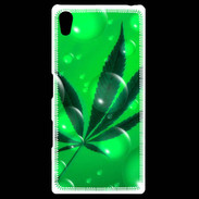 Coque Personnalisée Sony Xpéria Z5 Cannabis Effet bulle verte