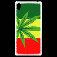 Coque Personnalisée Sony Xpéria Z5 Drapeau reggae cannabis