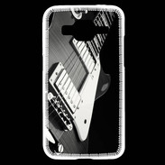 Coque Samsung Core Prime Guitare en noir et blanc