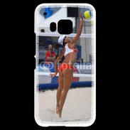 Coque HTC One M9 Beach Volley féminin 50