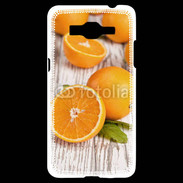 Coque Samsung Grand Prime 4G Belles oranges sur fond en bois