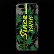Coque iPhone 5/5S Premium Since cannabis 1986