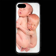 Coque iPhone 7 Premium Duo de bébés qui dorment