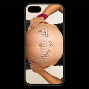 Coque iPhone 7 Premium Femme enceinte ventre 
