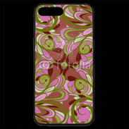 Coque iPhone 7 Plus Premium Ensemble floral Vert et rose