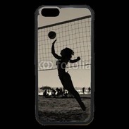 Coque iPhone 6 Premium Beach Volley en noir et blanc 115