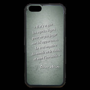 Coque iPhone 6 Premium Esprits légers Vert Citation Oscar Wilde