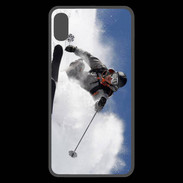 Coque  iPhone XS Max Premium Skieur en montagne