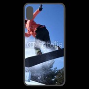 Coque  iPhone XS Max Premium Saut en Snowboard