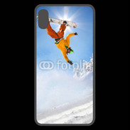 Coque  iPhone XS Max Premium Saut de snowboarder