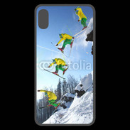 Coque  iPhone XS Max Premium Ski freestyle en montagne 20