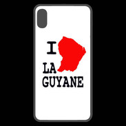 Coque  iPhone XS Max Premium I love Guyane 2